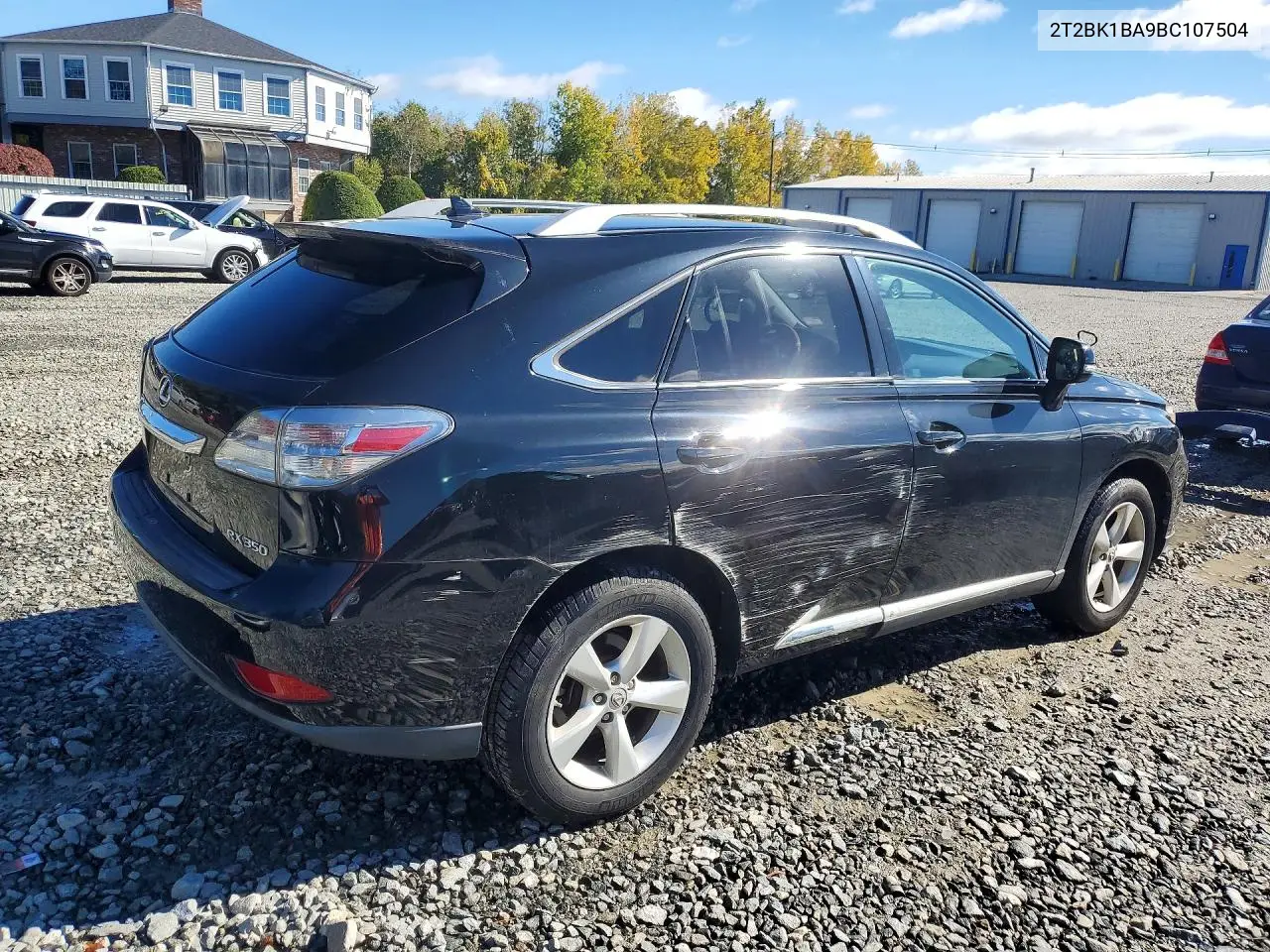 2011 LEXUS RX VIN 2T2BK1BA9BC107504 — фото 3