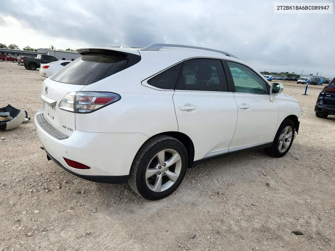2011 LEXUS RX VIN 2T2BK1BA6BC089947 — фото 3