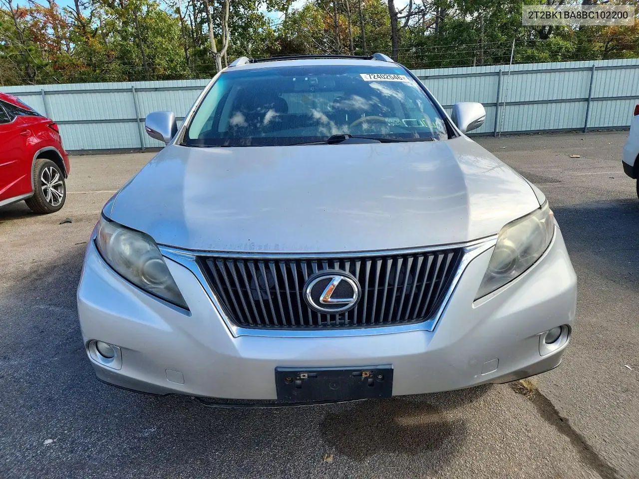 2011 LEXUS RX VIN 2T2BK1BA8BC102200 — фото 5