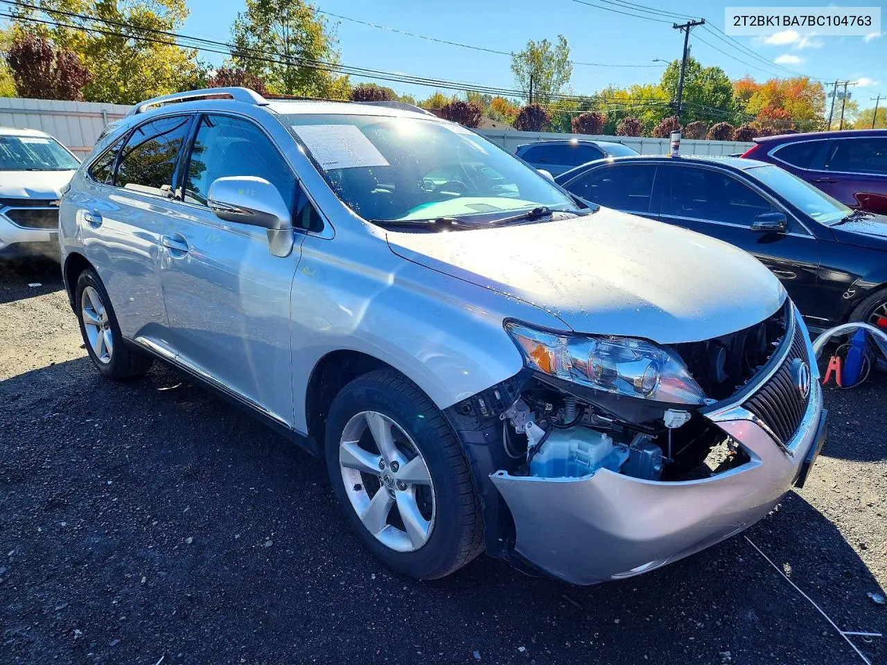 2011 LEXUS RX VIN 2T2BK1BA7BC104763 — фото 4