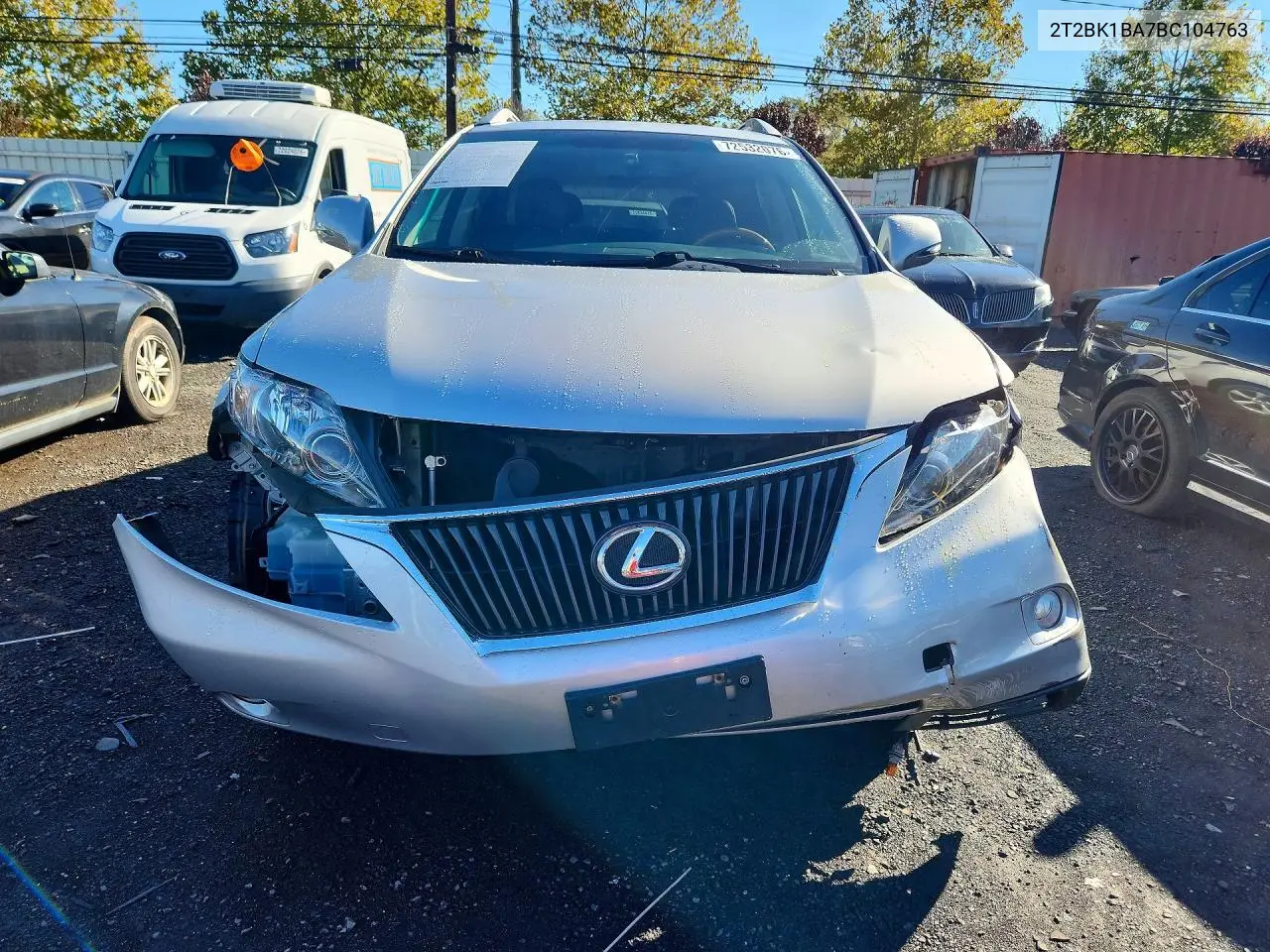 2011 LEXUS RX VIN 2T2BK1BA7BC104763 — фото 5