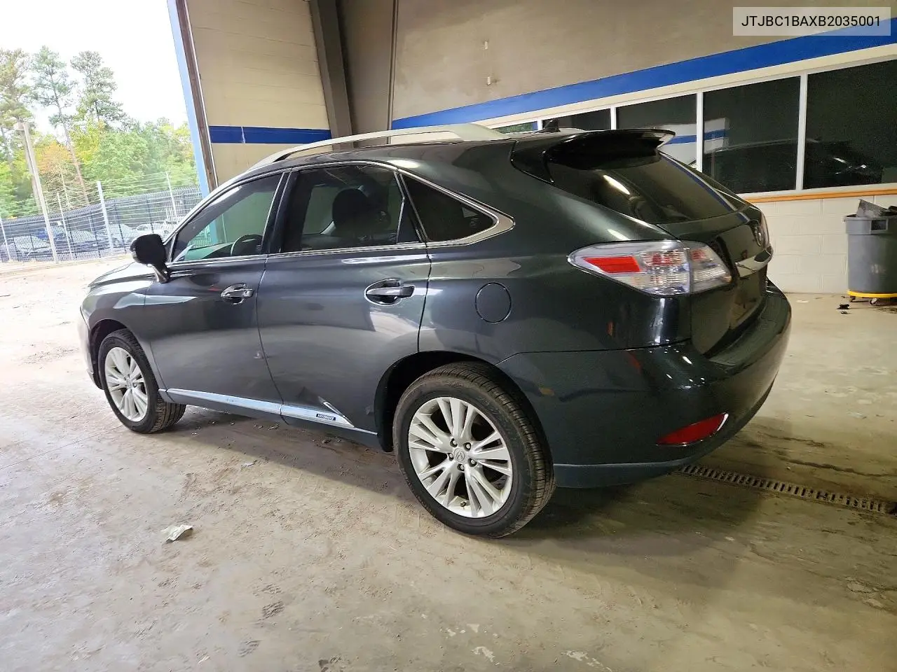 2011 LEXUS RX VIN JTJBC1BAXB2035001 — фото 2