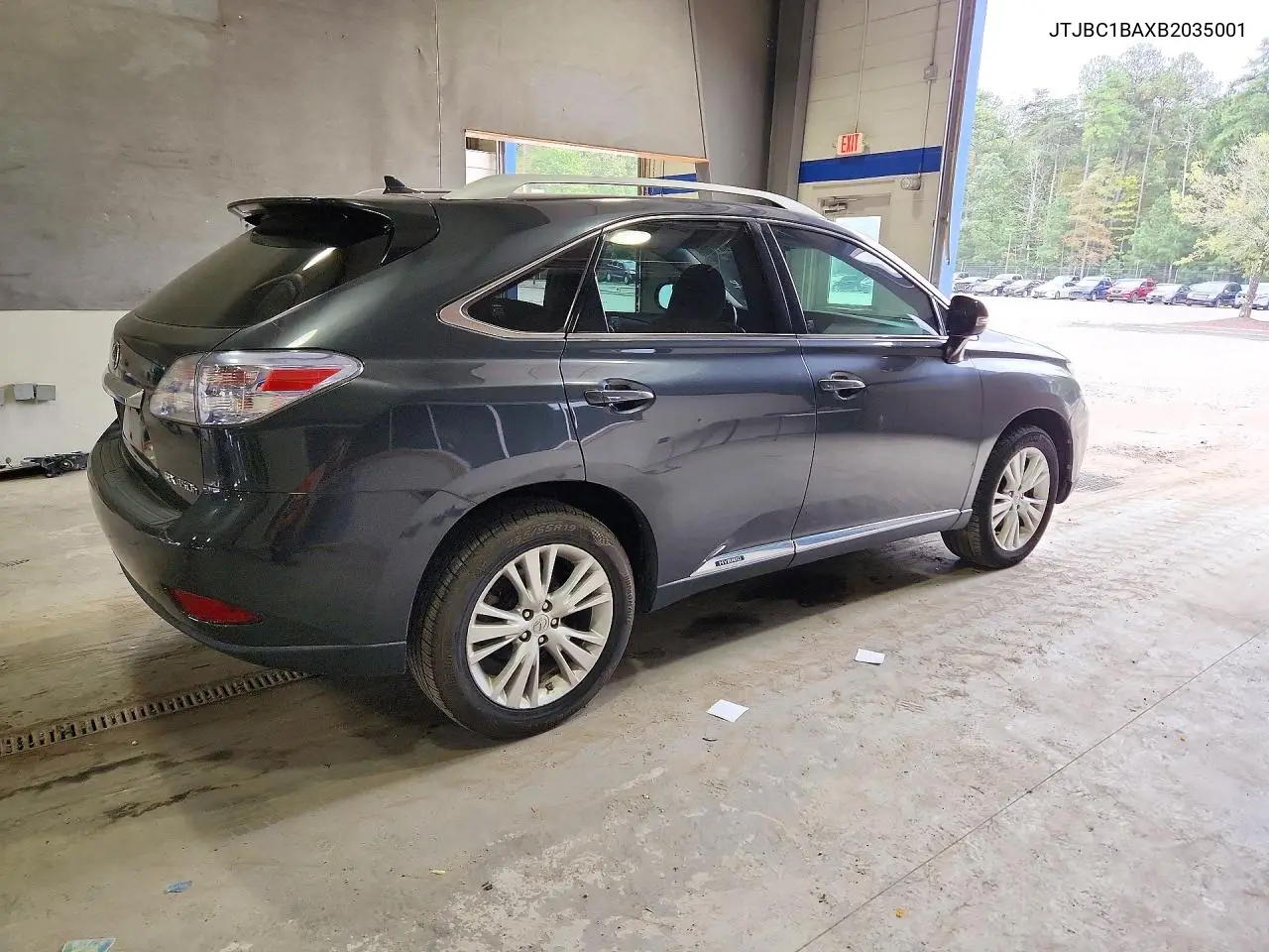2011 LEXUS RX VIN JTJBC1BAXB2035001 — фото 3