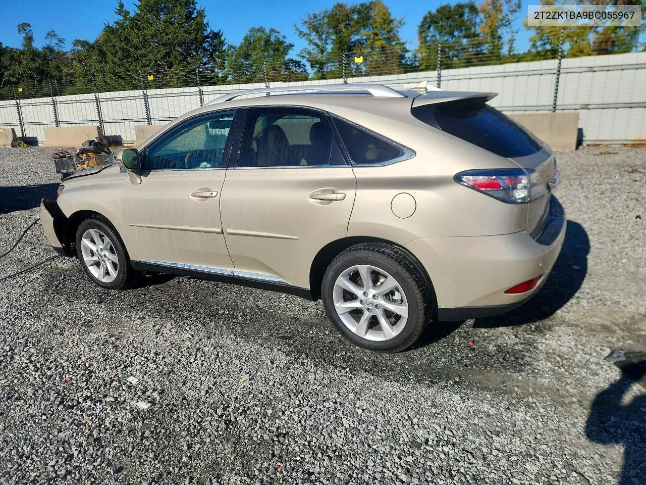 2011 LEXUS RX VIN 2T2ZK1BA9BC055967 — фото 2