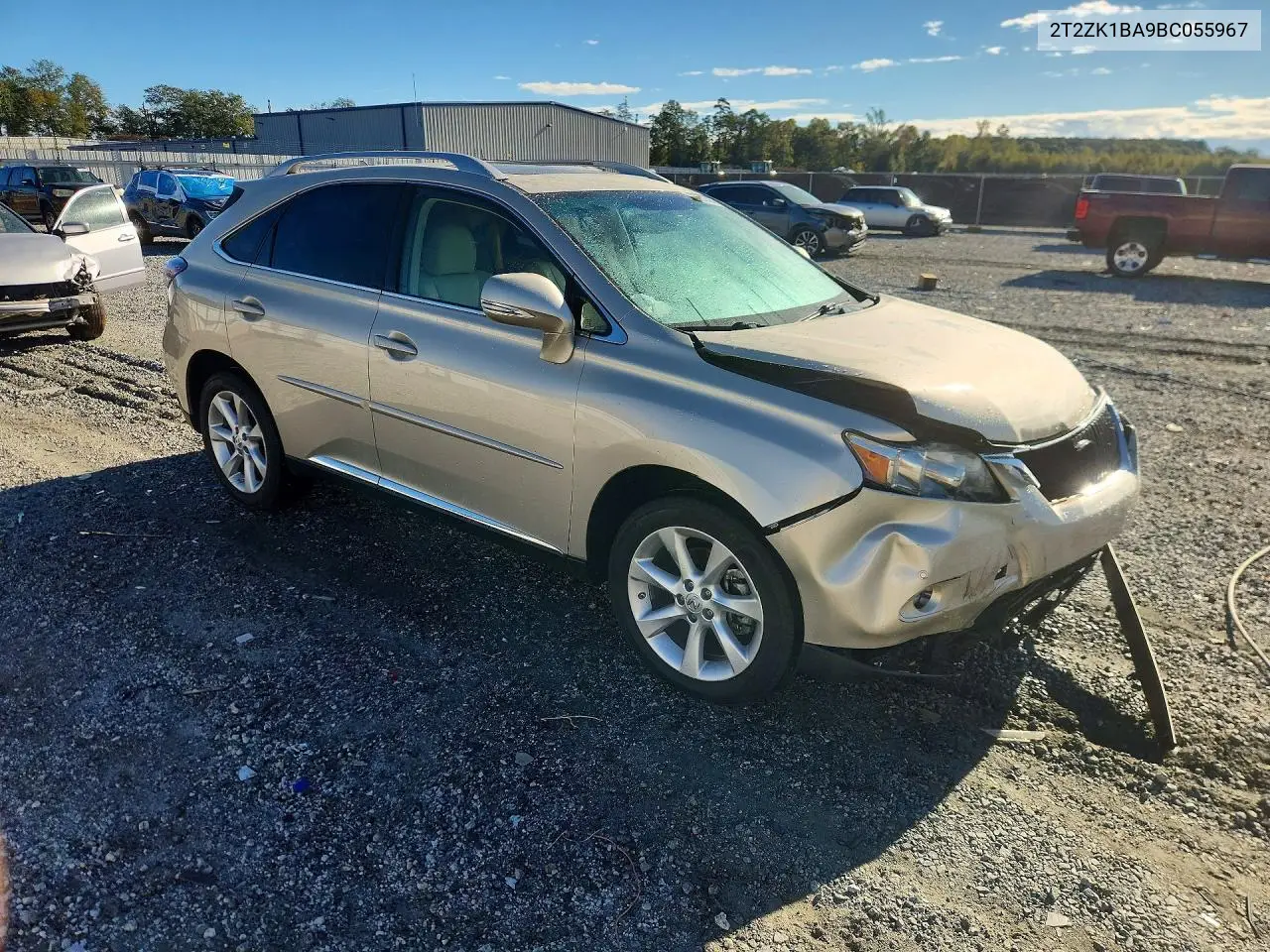 2011 LEXUS RX VIN 2T2ZK1BA9BC055967 — фото 4