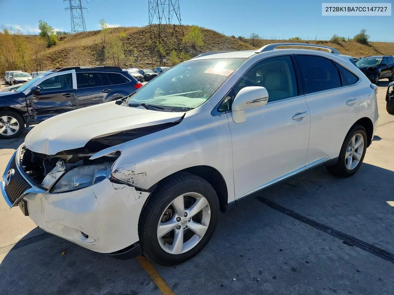 LEXUS RX 2012, VIN 2T2BK1BA7CC147727