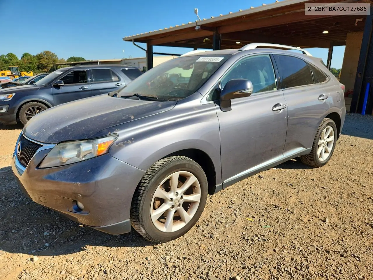 LEXUS RX 2012, VIN 2T2BK1BA7CC127686