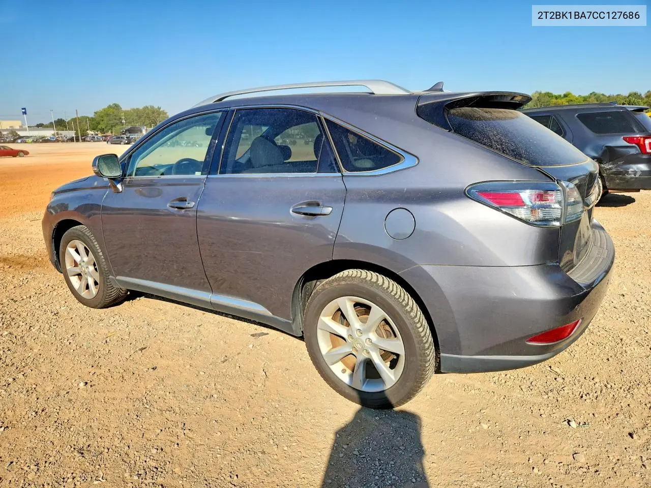 2012 LEXUS RX VIN 2T2BK1BA7CC127686 — фото 2