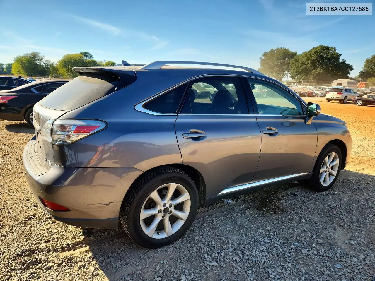 2012 LEXUS RX VIN 2T2BK1BA7CC127686 — фото 3