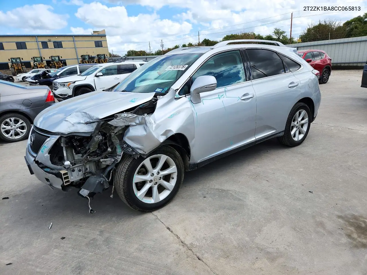 LEXUS RX 2012, VIN 2T2ZK1BA8CC065813