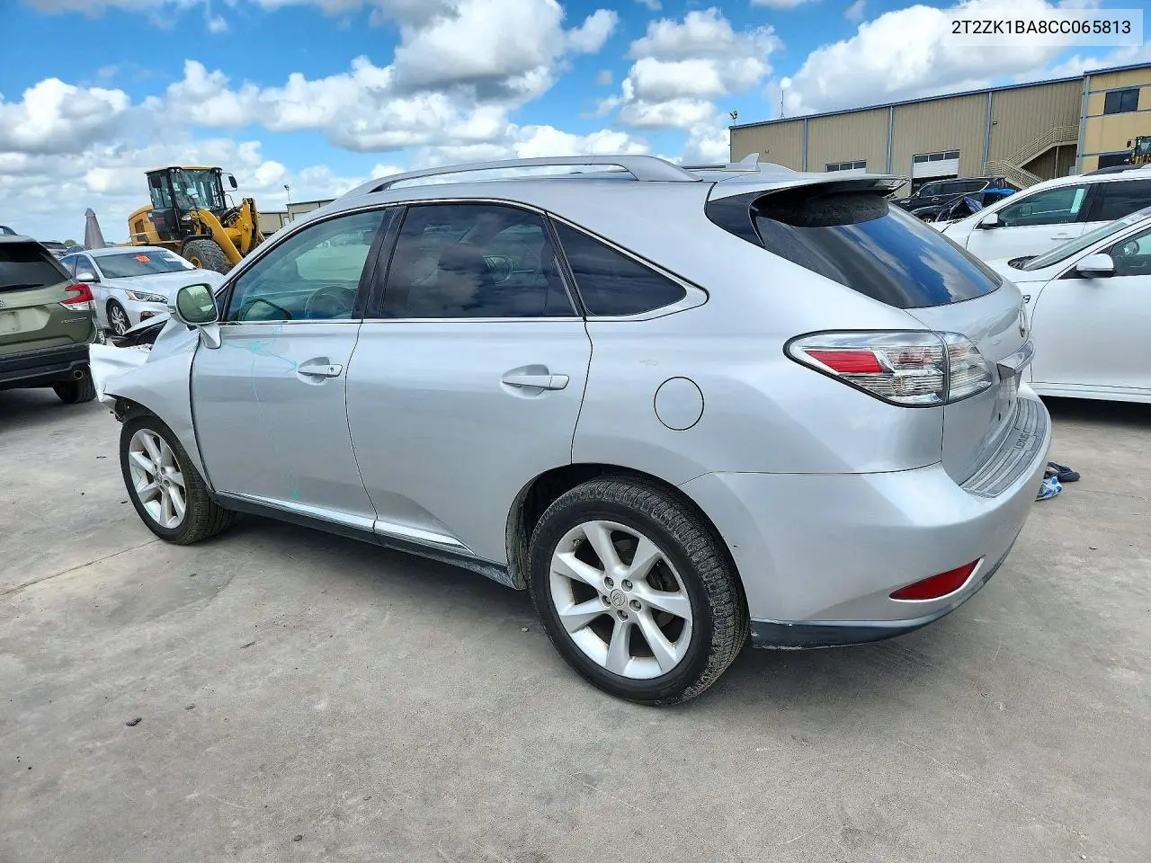 2012 LEXUS RX VIN 2T2ZK1BA8CC065813 — фото 2