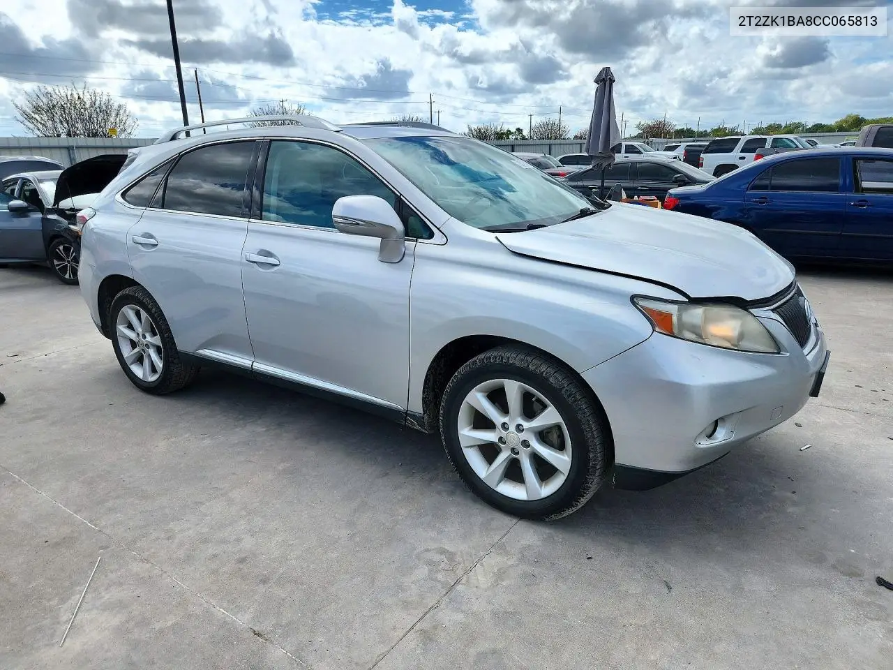 2012 LEXUS RX VIN 2T2ZK1BA8CC065813 — фото 4