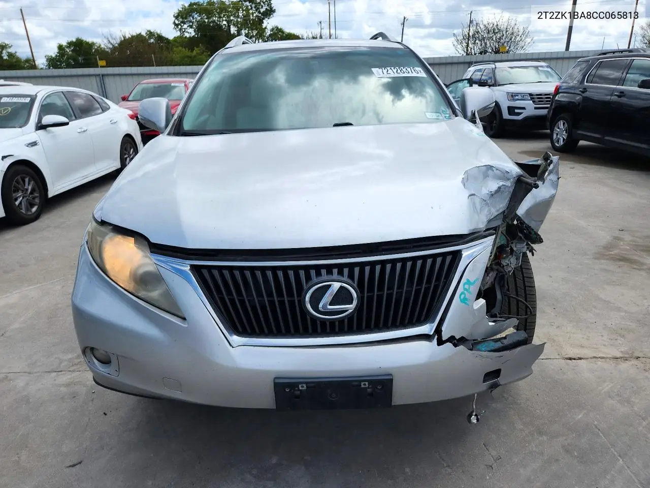 2012 LEXUS RX VIN 2T2ZK1BA8CC065813 — фото 5