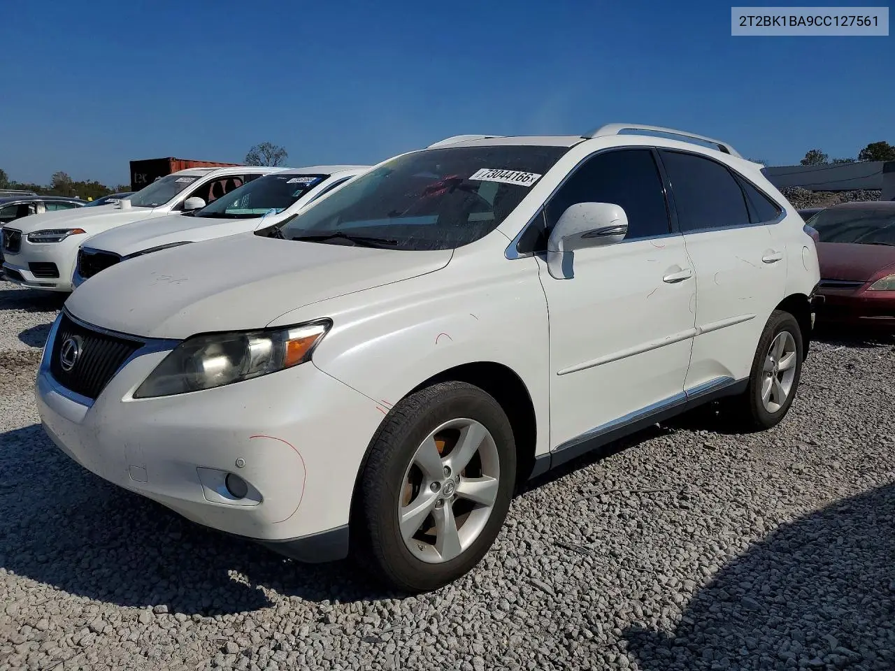 LEXUS RX 2012, VIN 2T2BK1BA9CC127561