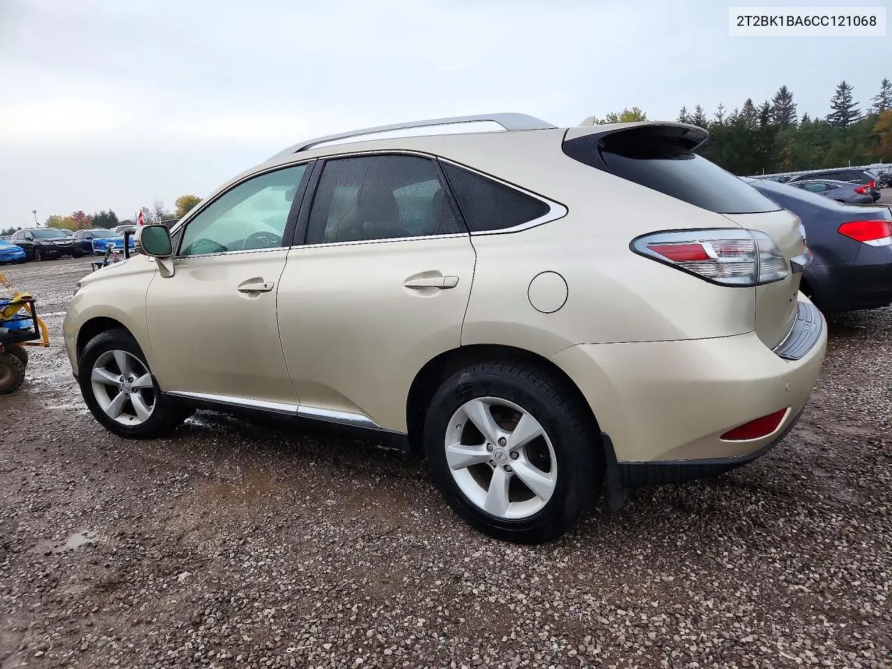 2012 LEXUS RX VIN 2T2BK1BA6CC121068 — фото 2