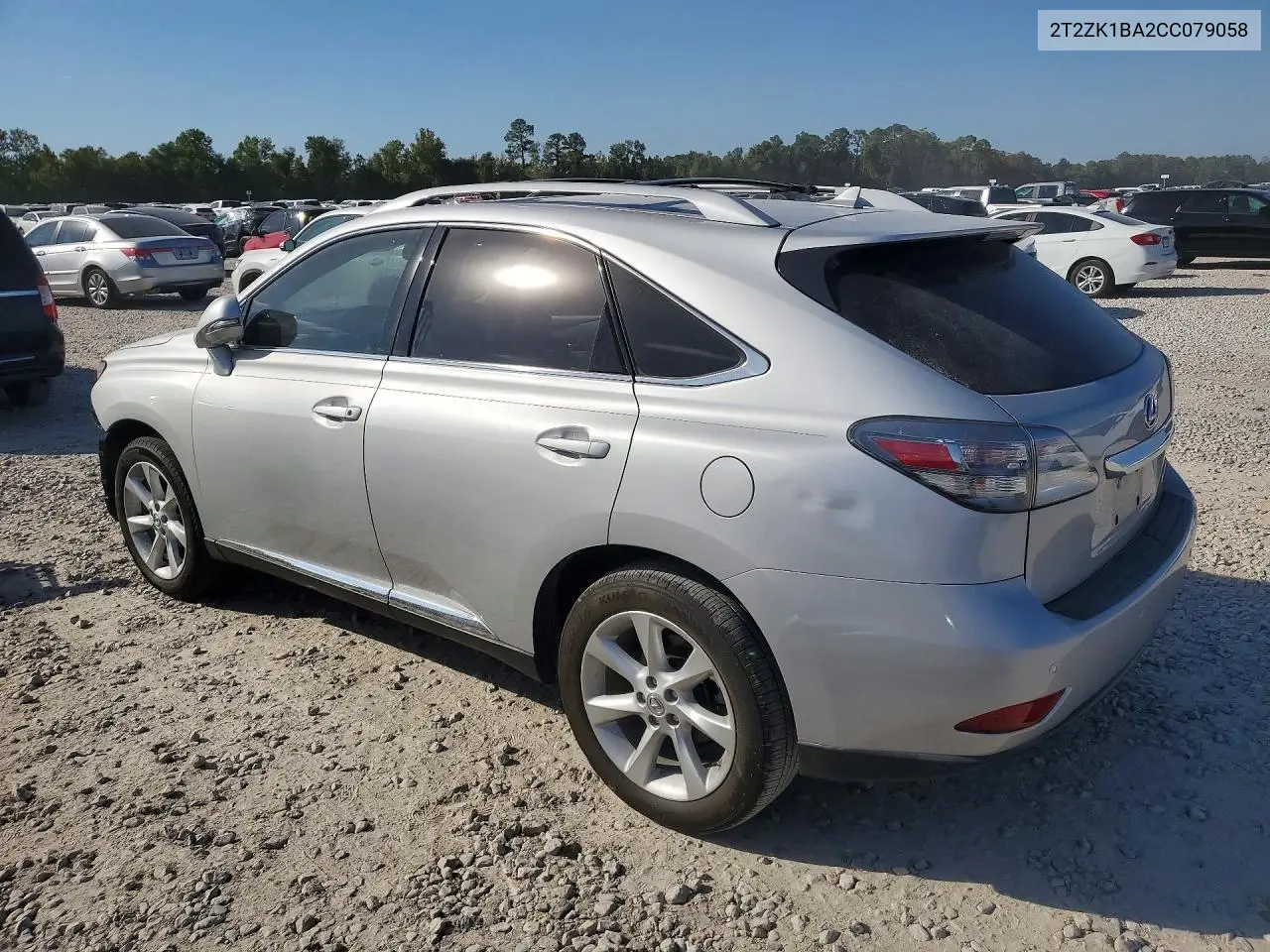 2012 LEXUS RX VIN 2T2ZK1BA2CC079058 — фото 2