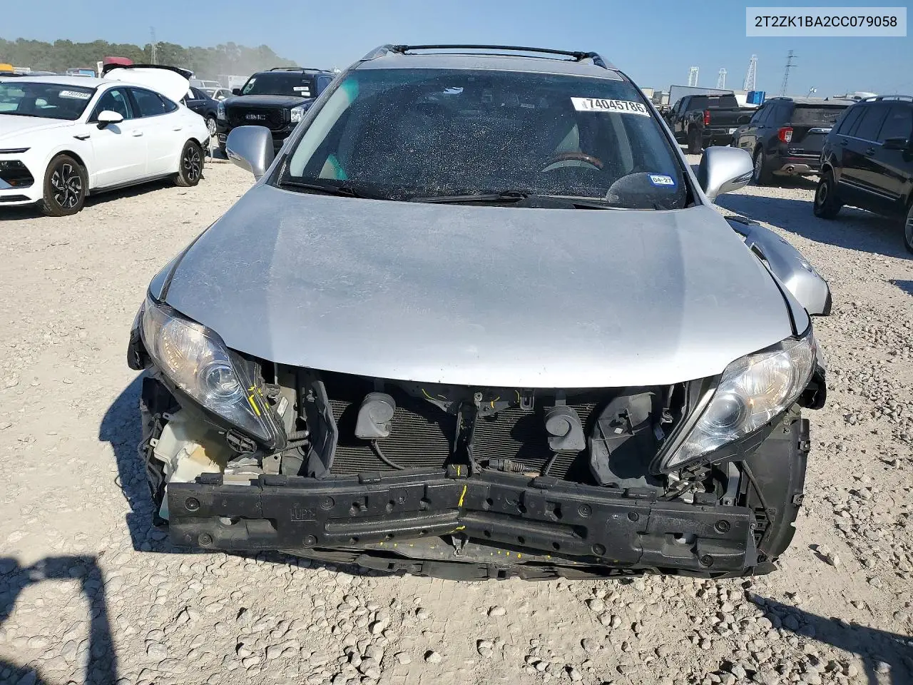 2012 LEXUS RX VIN 2T2ZK1BA2CC079058 — фото 5