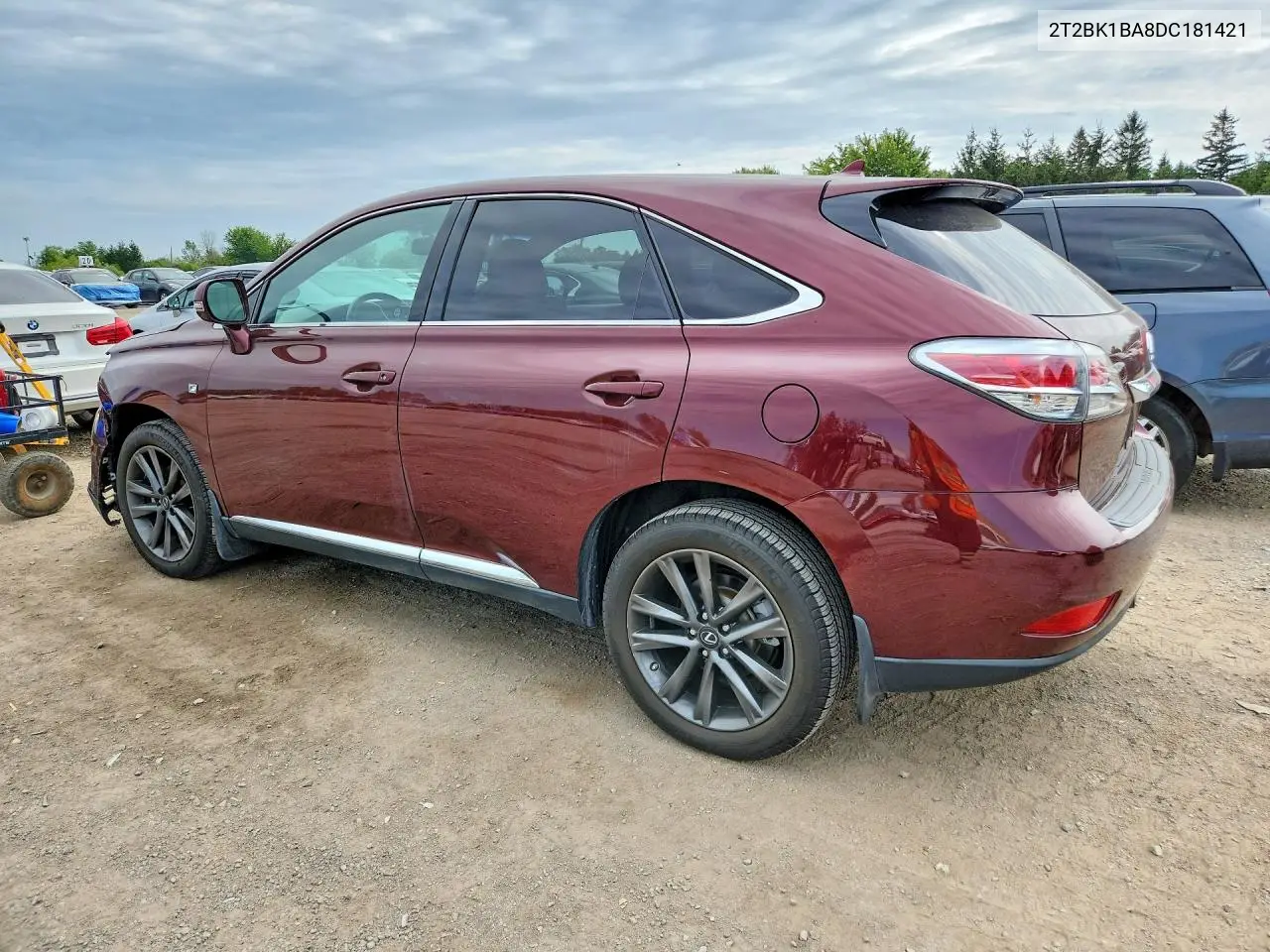 2013 LEXUS RX VIN 2T2BK1BA8DC181421 — фото 2