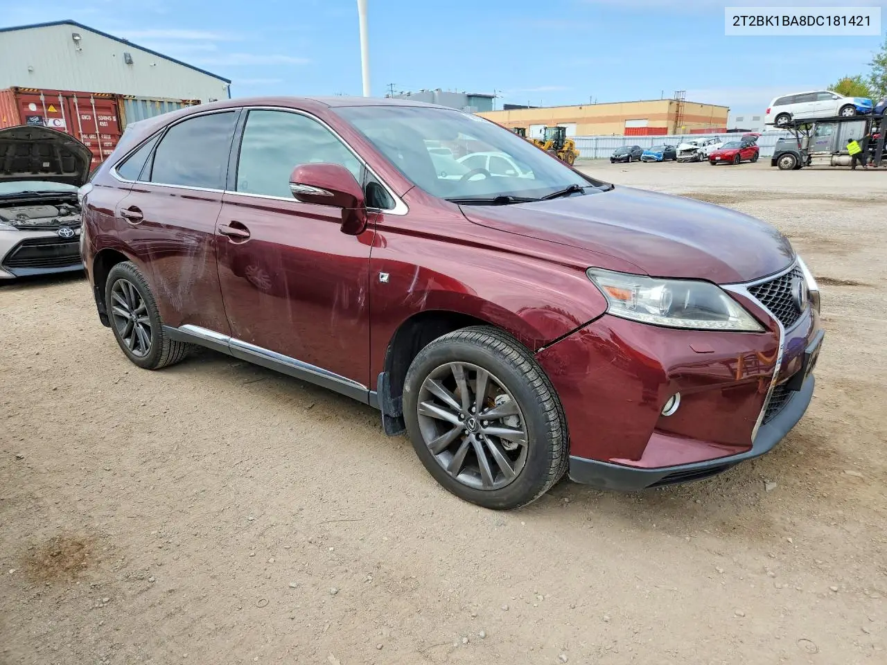 2013 LEXUS RX VIN 2T2BK1BA8DC181421 — фото 4