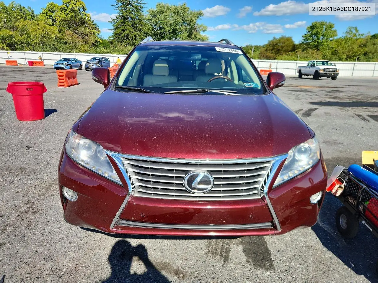 2013 LEXUS RX VIN 2T2BK1BA3DC187921 — фото 5