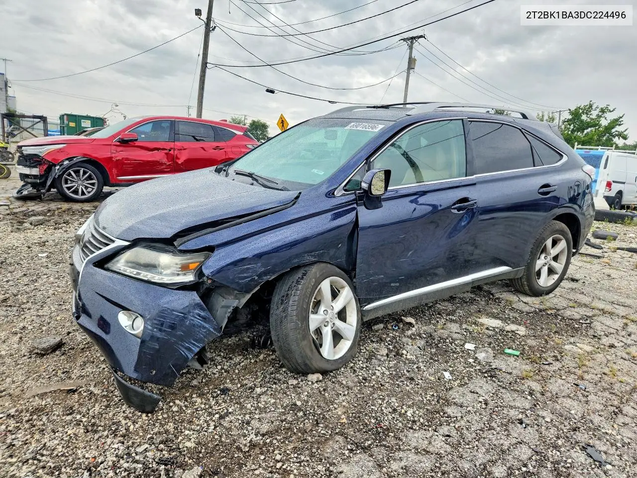 LEXUS RX 2013, VIN 2T2BK1BA3DC224496