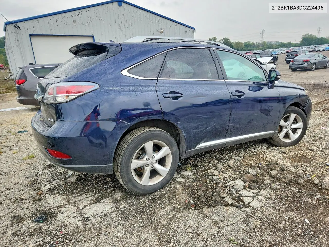2013 LEXUS RX VIN 2T2BK1BA3DC224496 — фото 3