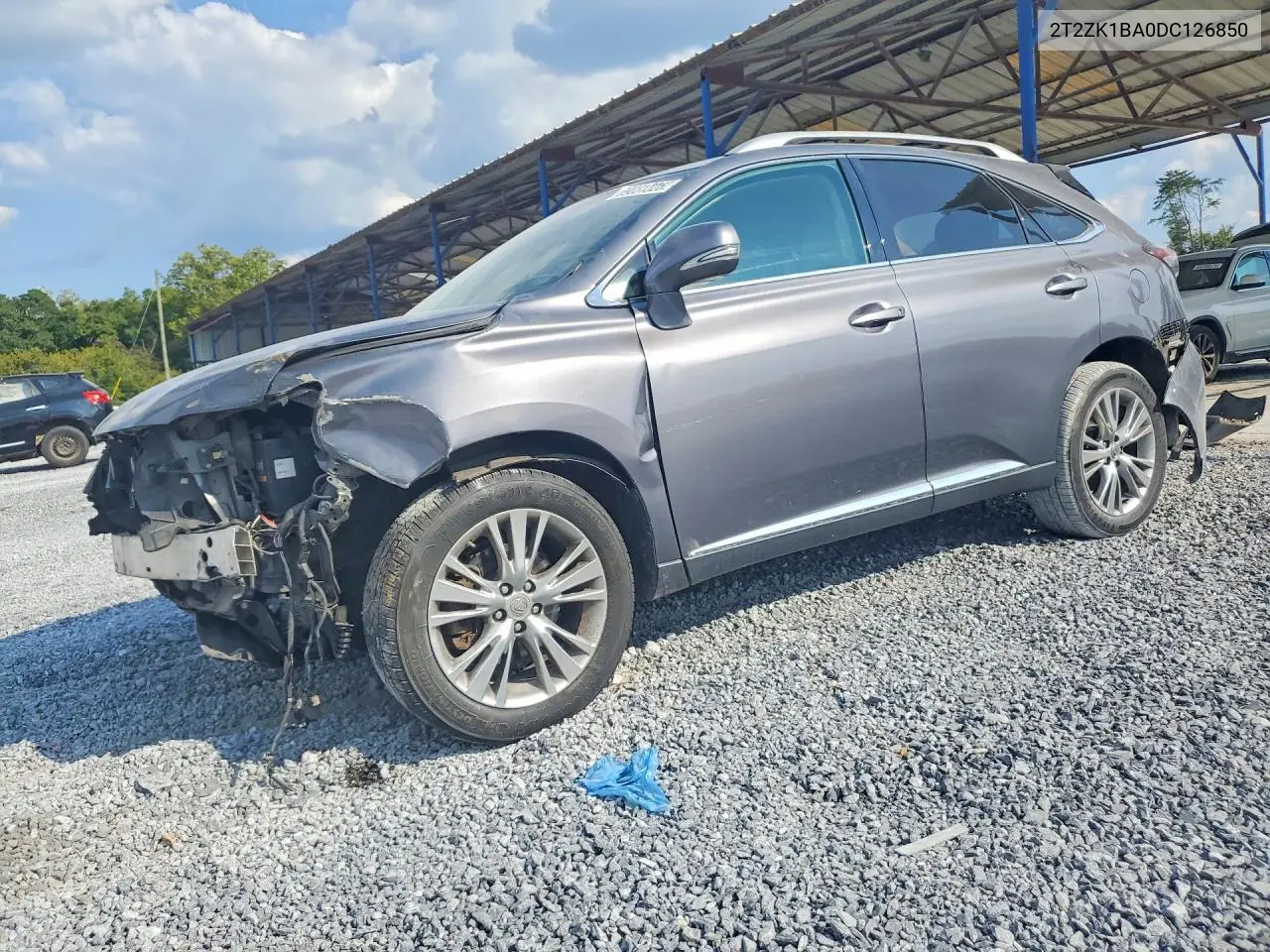 LEXUS RX 2013, VIN 2T2ZK1BA0DC126850