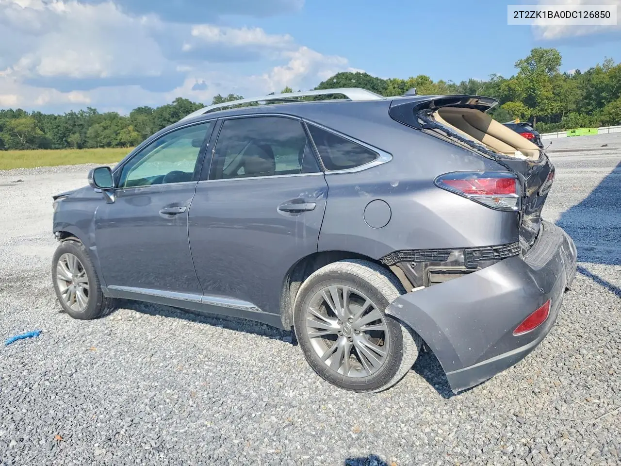 2013 LEXUS RX VIN 2T2ZK1BA0DC126850 — фото 2