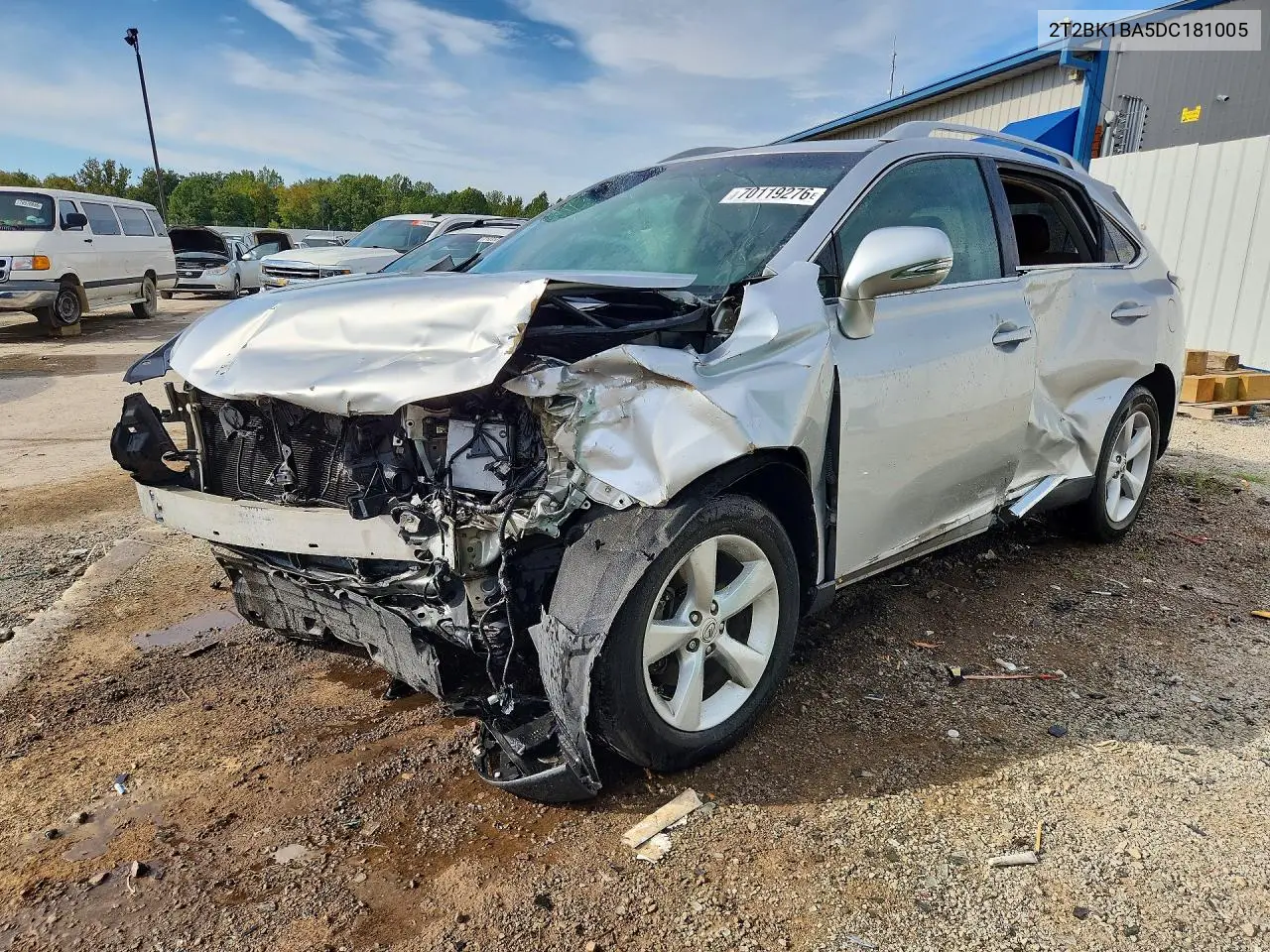 LEXUS RX 2013, VIN 2T2BK1BA5DC181005