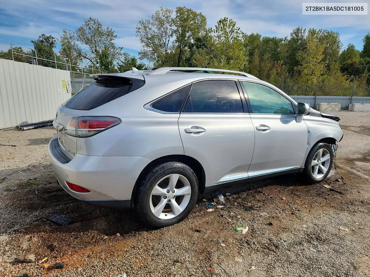 2013 LEXUS RX VIN 2T2BK1BA5DC181005 — фото 3