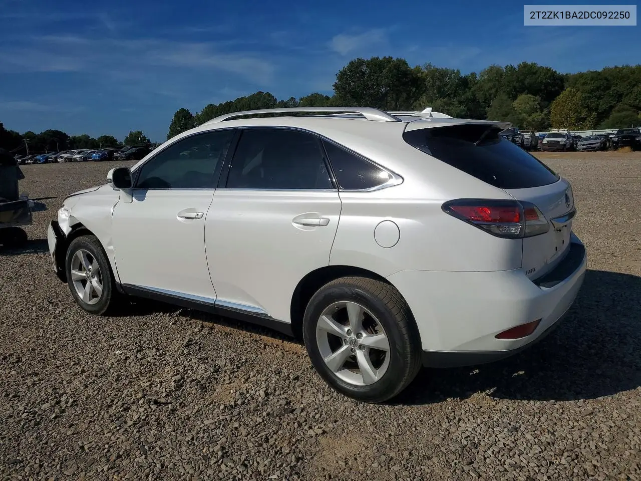 2013 LEXUS RX VIN 2T2ZK1BA2DC092250 — фото 2