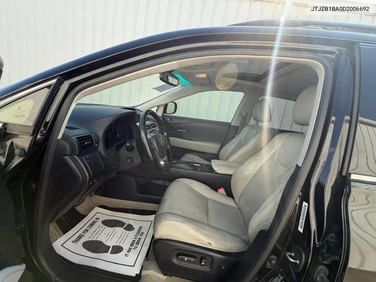 LEXUS RX 2013, VIN JTJZB1BA0D2006692
