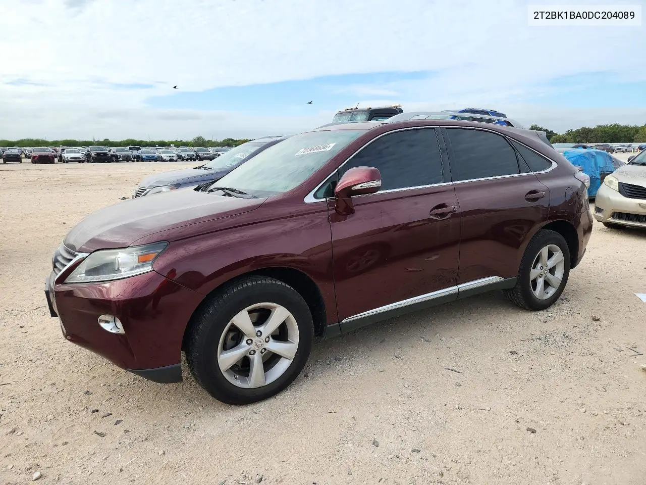 LEXUS RX 2013, VIN 2T2BK1BA0DC204089