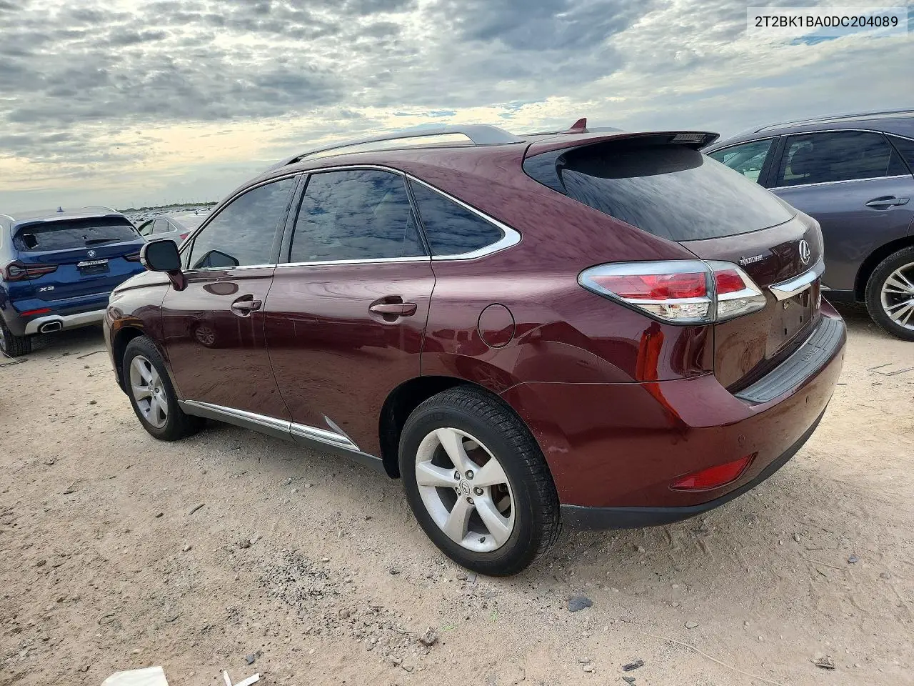 2013 LEXUS RX VIN 2T2BK1BA0DC204089 — фото 2