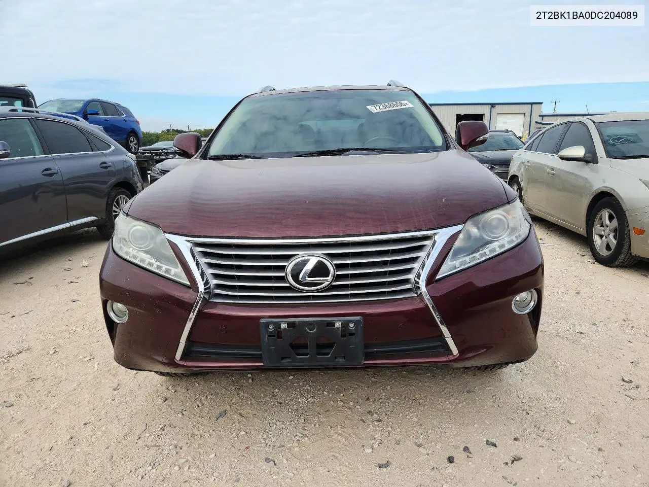 2013 LEXUS RX VIN 2T2BK1BA0DC204089 — фото 5
