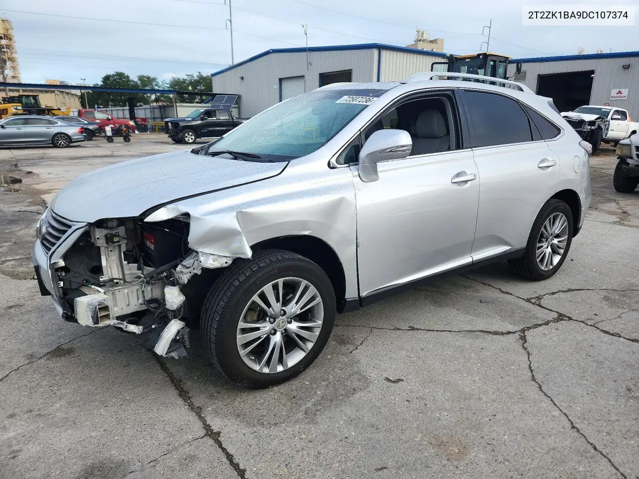 LEXUS RX 2013, VIN 2T2ZK1BA9DC107374