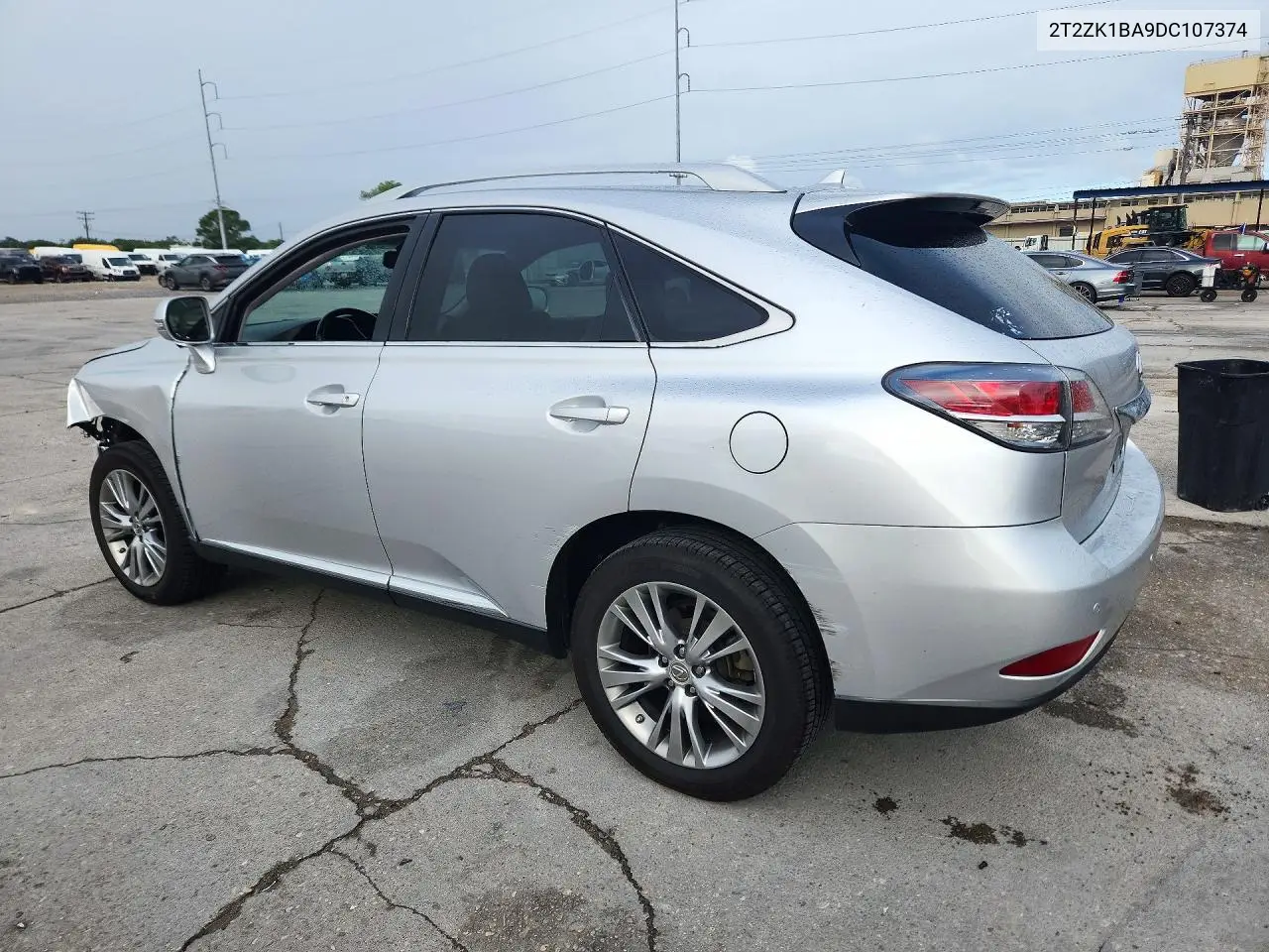 2013 LEXUS RX VIN 2T2ZK1BA9DC107374 — фото 2