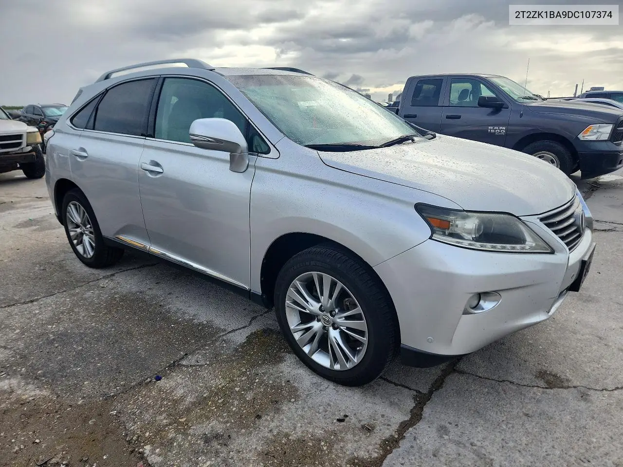 2013 LEXUS RX VIN 2T2ZK1BA9DC107374 — фото 4