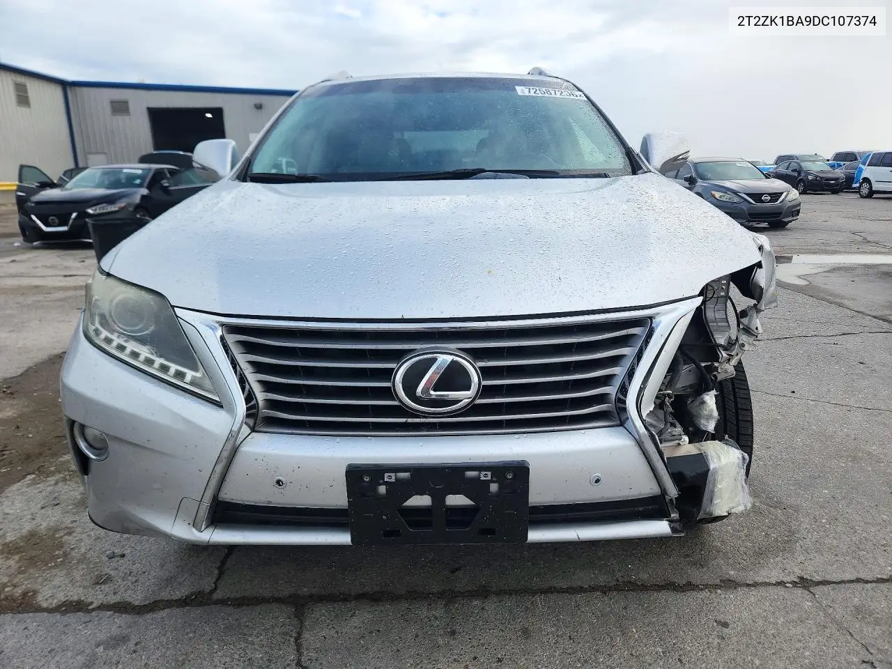 2013 LEXUS RX VIN 2T2ZK1BA9DC107374 — фото 5