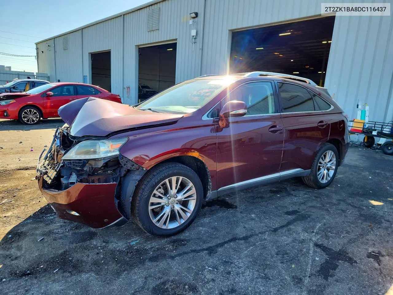 LEXUS RX 2013, VIN 2T2ZK1BA8DC116437