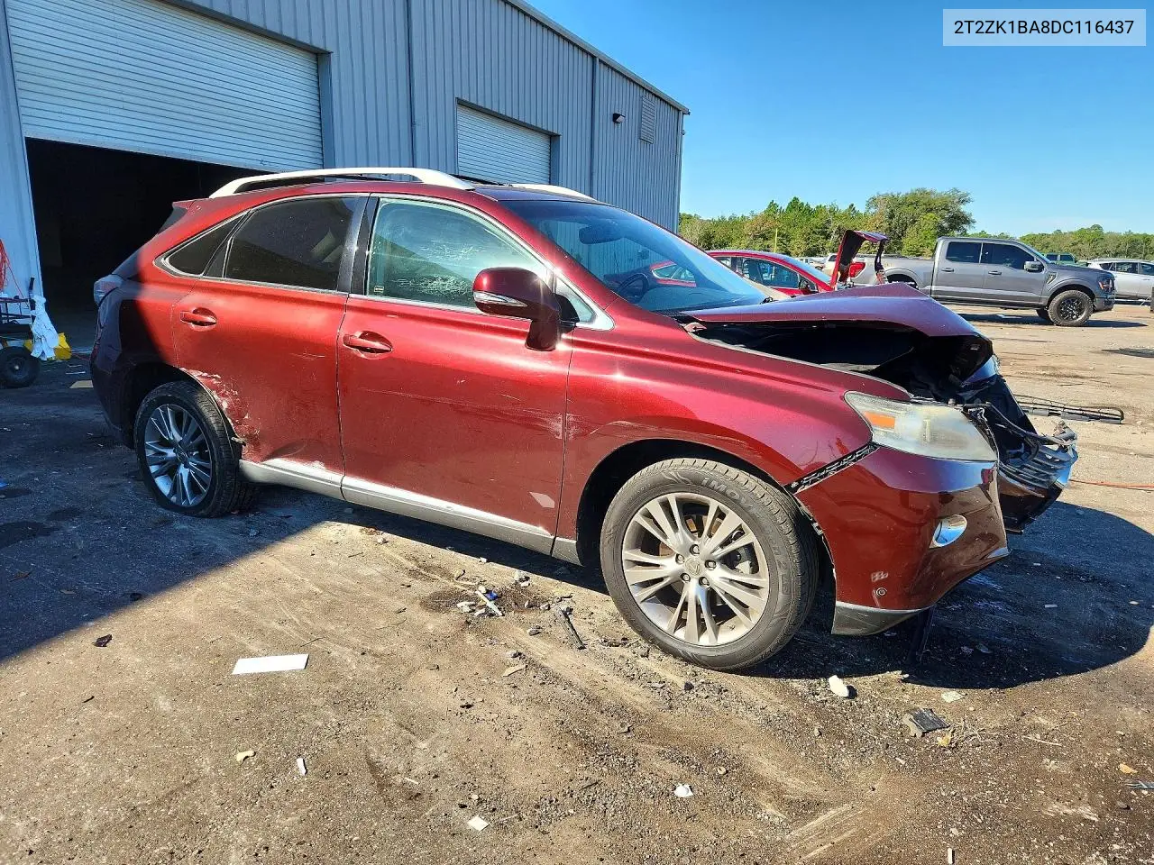 2013 LEXUS RX VIN 2T2ZK1BA8DC116437 — фото 4