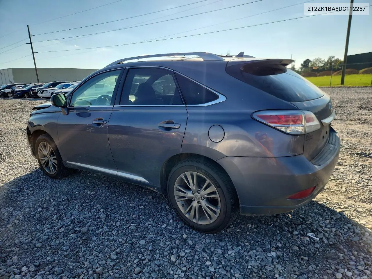 2013 LEXUS RX VIN 2T2ZK1BA8DC112257 — фото 3