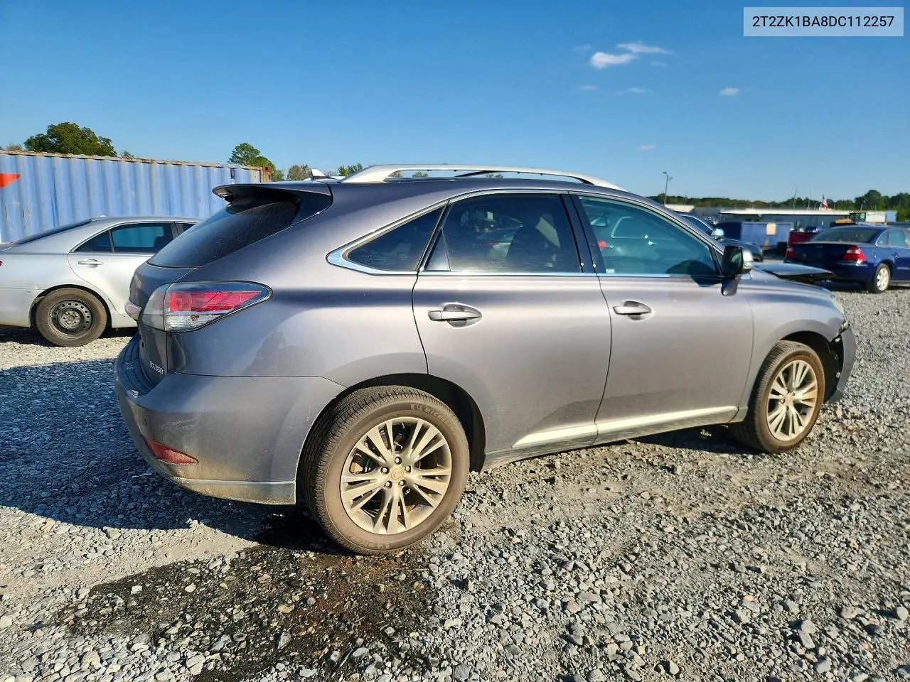 2013 LEXUS RX VIN 2T2ZK1BA8DC112257 — фото 4