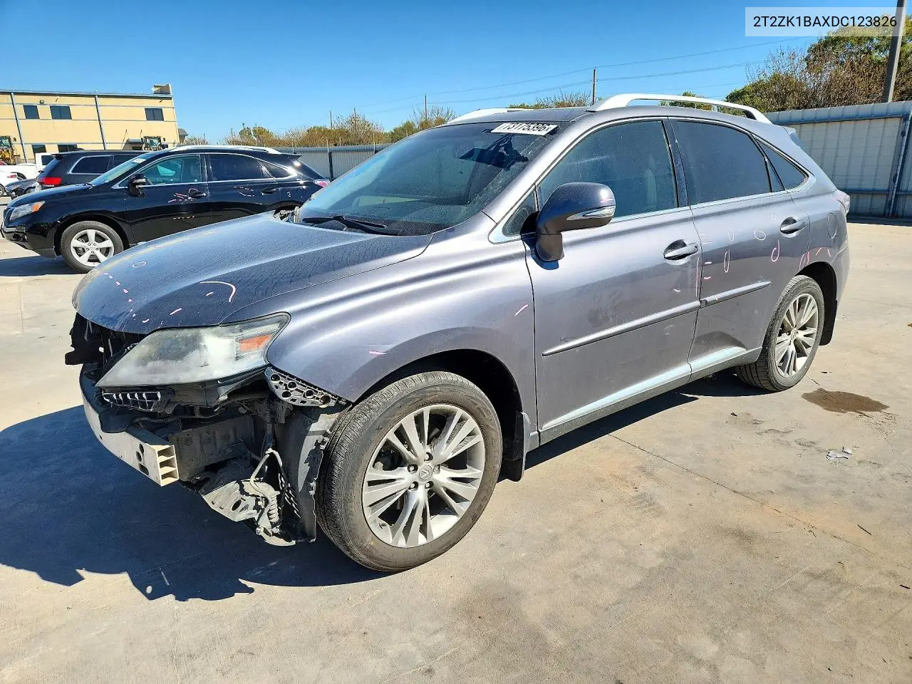 LEXUS RX 2013, VIN 2T2ZK1BAXDC123826