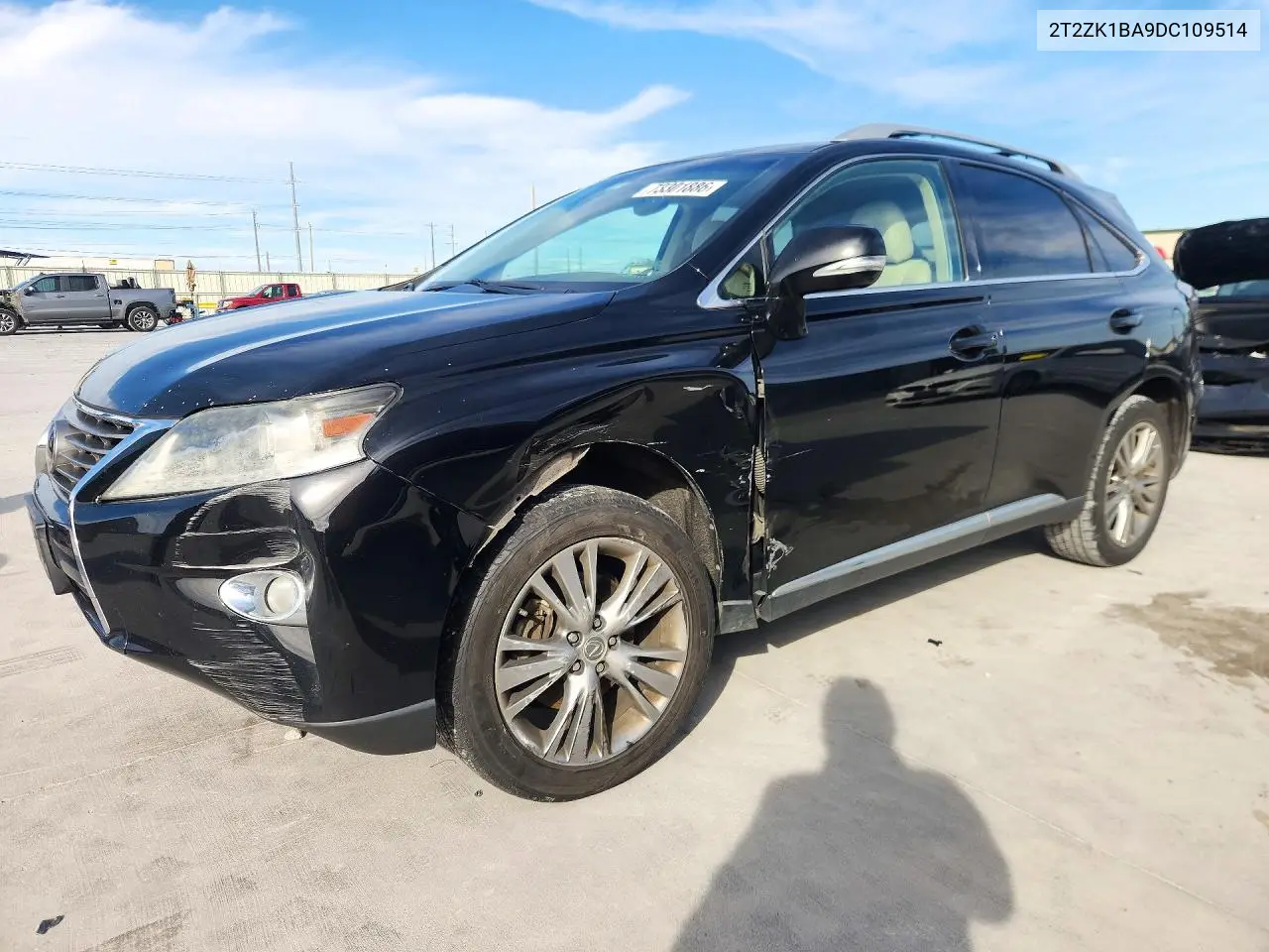 LEXUS RX 2013, VIN 2T2ZK1BA9DC109514