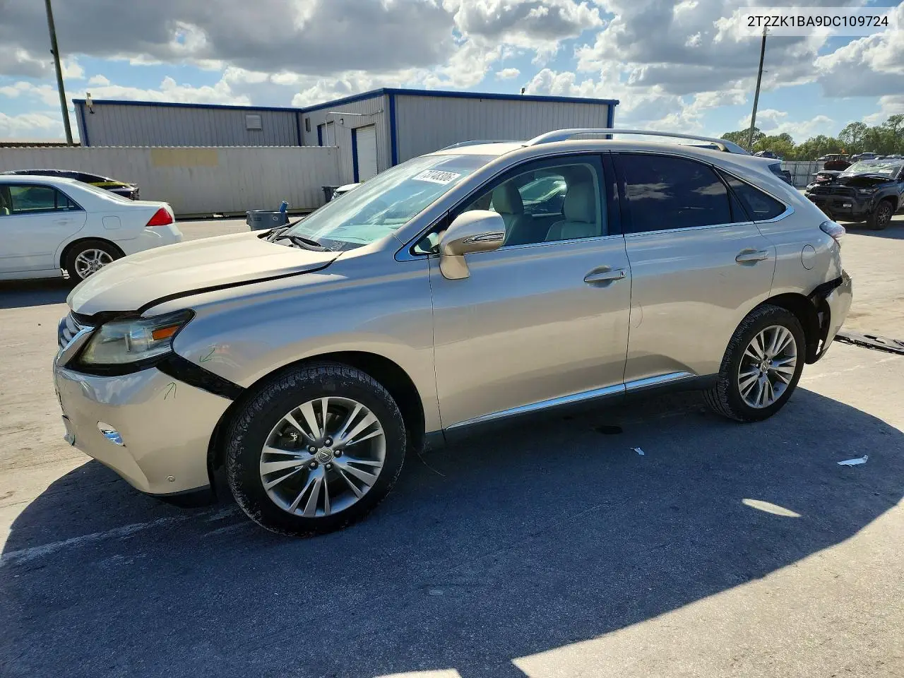 LEXUS RX 2013, VIN 2T2ZK1BA9DC109724