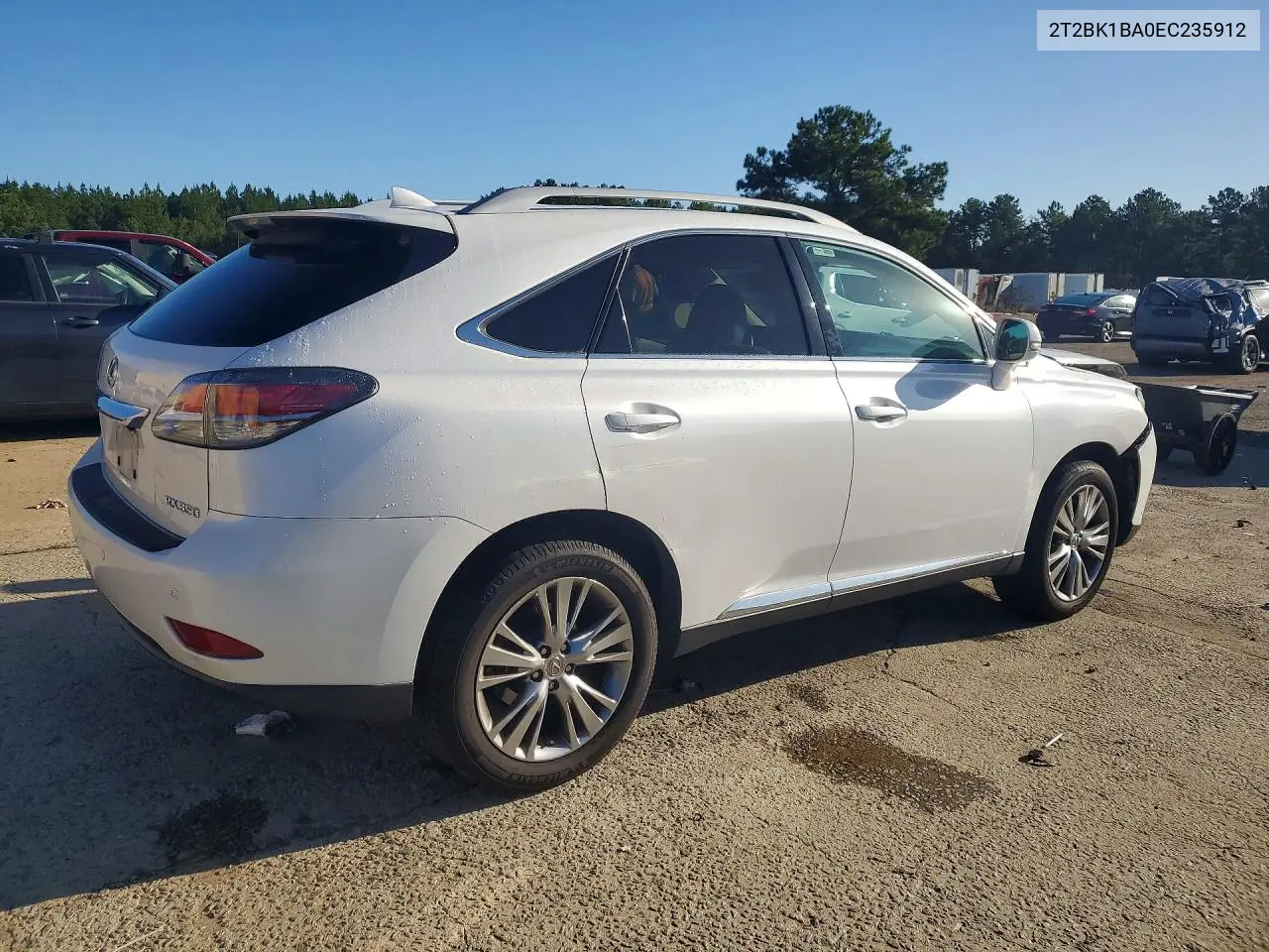2014 LEXUS RX VIN 2T2BK1BA0EC235912 — фото 3