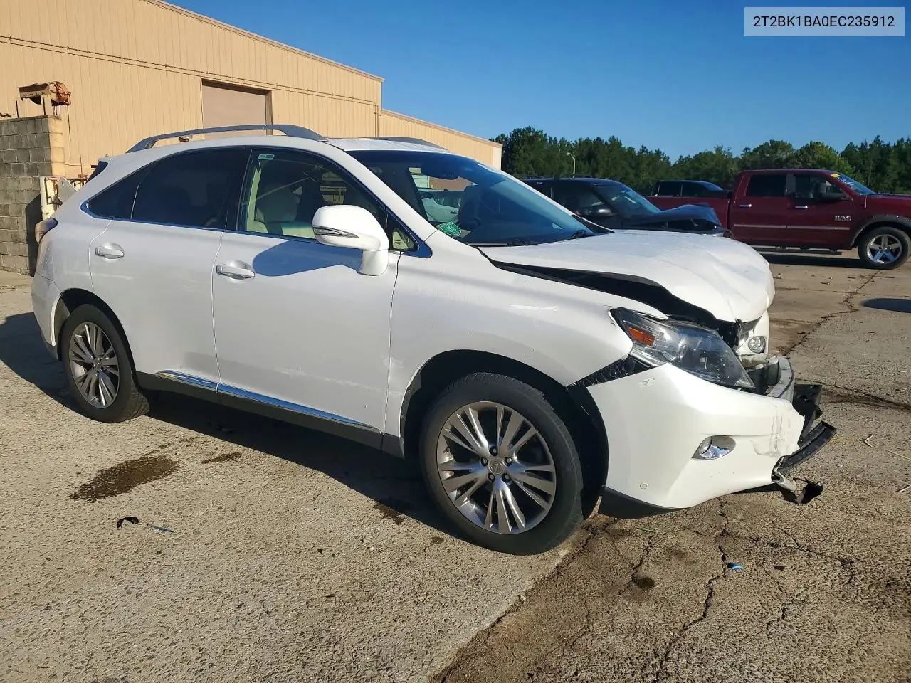 2014 LEXUS RX VIN 2T2BK1BA0EC235912 — фото 4