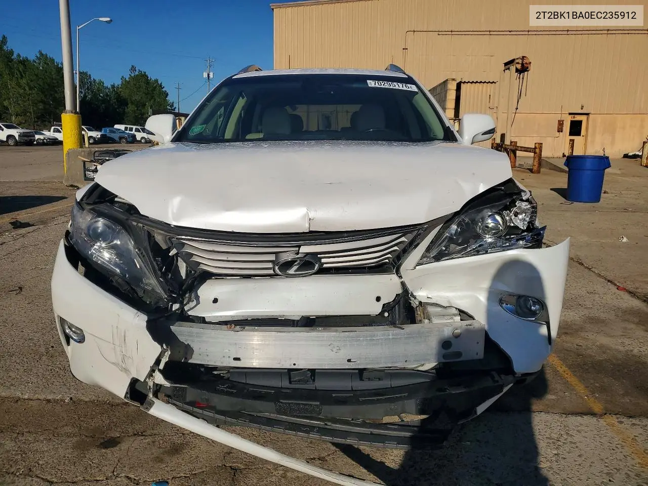 2014 LEXUS RX VIN 2T2BK1BA0EC235912 — фото 5