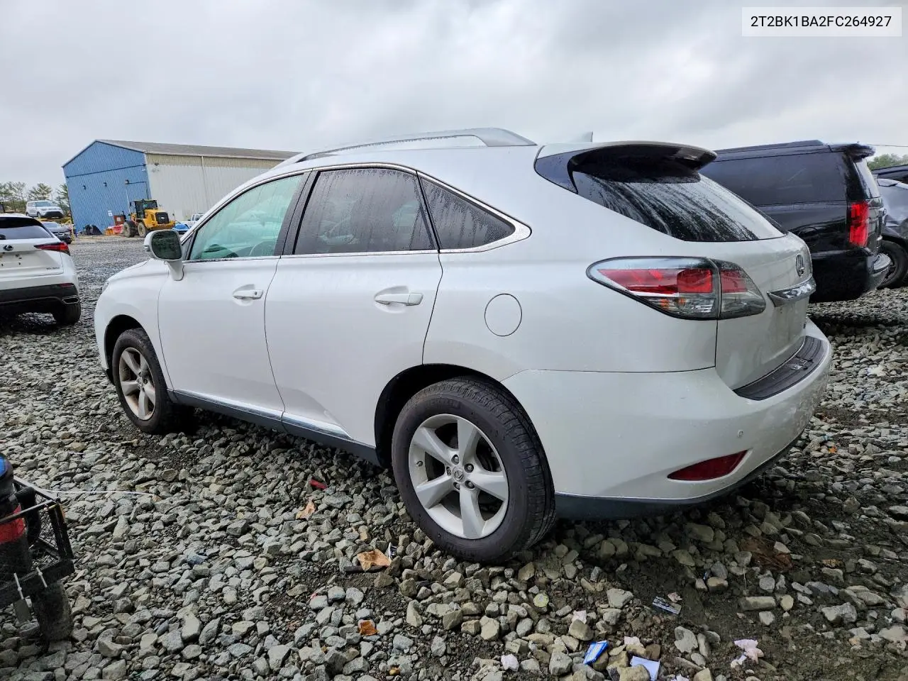 2014 LEXUS RX VIN 2T2BK1BA2FC264927 — фото 2